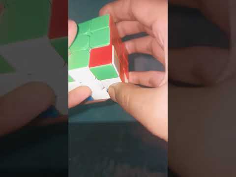 How to solve Rubika cube with a corner twist#shorts