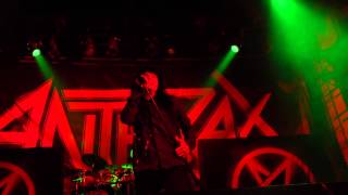 Anthrax - Bogart's - Cincinnati,OH - 4/7/13 - Montage ( First 3 Songs )