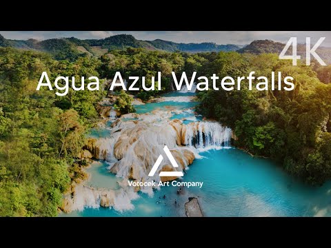 Agua Azul Waterfalls, Mexico 4K