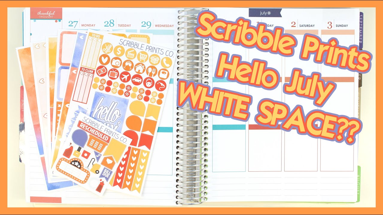FIRST EVER MAIN PLANNER WHITE SPACE SPREAD!!!!!