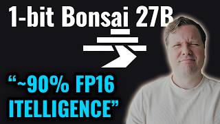 1-bit Bonsai 27B tested - 16GB Local LLM setup