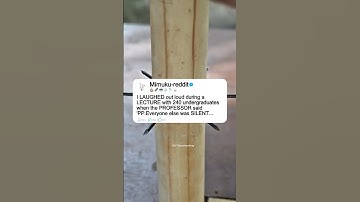 I LAUGHED out loud during aLECTURE with 240 undergraduates#reddit #story