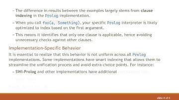 Understanding Prolog Unification: The Impact of Argument Order