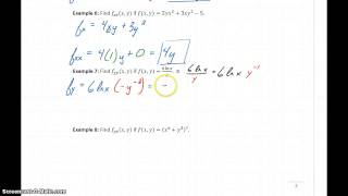 Busi Calc Partial Derviatives - Second Partial Derivatives