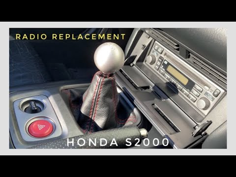 Honda S2000 - Radio Replacement How to - YouTube