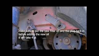 1996 chevy cavalier oil change access to filter