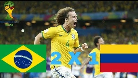 BRASIL NAS SEMIS | BRASIL 2 X 1 COLÔMBIA | MELHORES MOMENTOS | SPORTV HD 04/07/2014