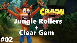 Crash Bandicoot 1 #2 Jungle Rollers + Clear Gem (READ DESCRIPTION) 100% Walkthrough Ps4 screenshot 3