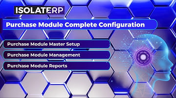 Purchase Module Isolate ERP System