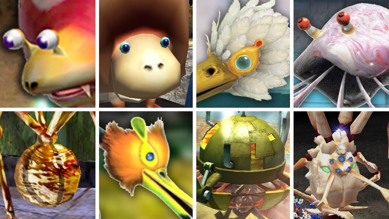 ALL BOSSES Pikmin 2 YouTube