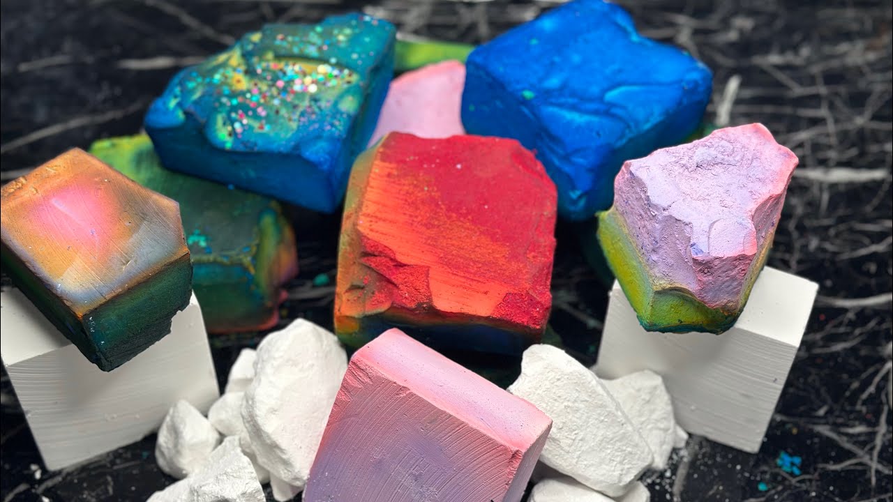 Dyed Jumbo Blocks, Chunks and Soft Chalk 🫶🏽