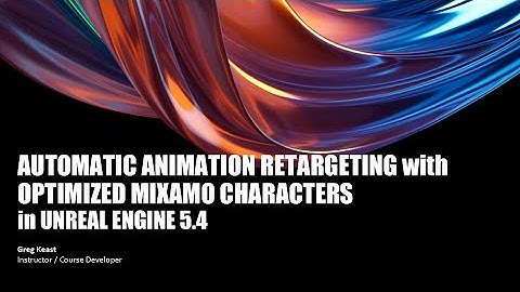 Automatic Animation Retargeting with Optimized Mixamo Characters in Unreal Engine 5.4