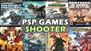 TOP 40 BEST PSP SHOOTER GAMES || PSP GAMES