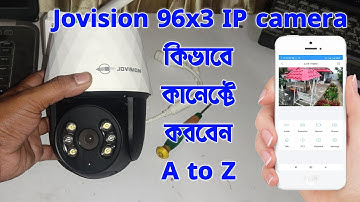 how to connect Jovision 96x3 ip camera