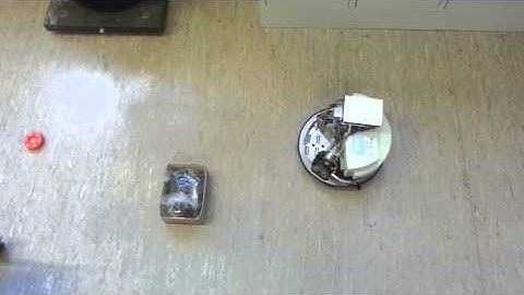 Robotino. Reflexive obstacle avoiding