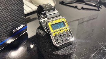 Casio Vintage Calculator / CA-500WEGG-9BEF (unboxing)
