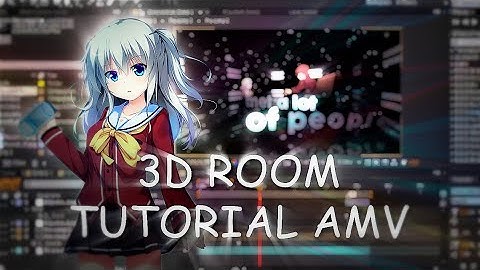 3D Room Typography AMV - After Effect Tutorial