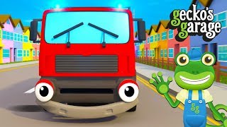 Fire Truck Song For Kids | Songs For Children | Gecko's Garage