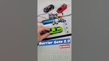 DIY Boom Barrier Using Ultrasonic Sensor 🔧 #arduino #arduinoproject
