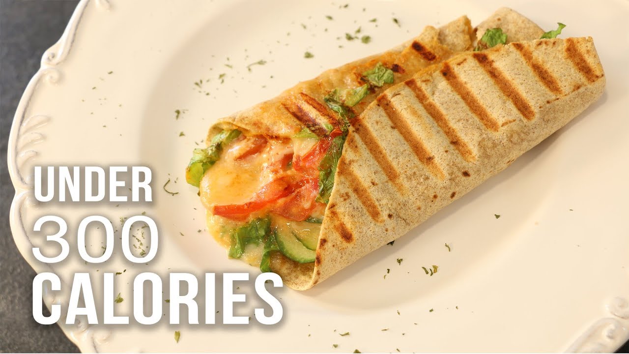 CHIPOTLE CHICKEN AND CHEESE GRILLED WRAP UNDER 300 CALORIES YouTube