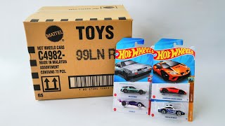 Unboxing - Hot Wheels 2024 C4982 Mainline N Case & 3/6 : Free 82 Cadillac Seville Give Away