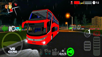 New Bus Double Decker Full Tour | The Road Driver - Truck and Bus Simulator Android Gameplay