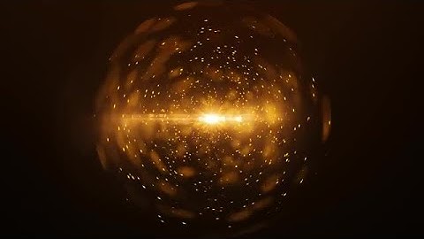 Gold Sphere Particle Background 4K Stock Motion Graphics
