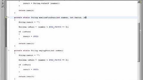 Coding Dojo Kata FizzBuzz (1)