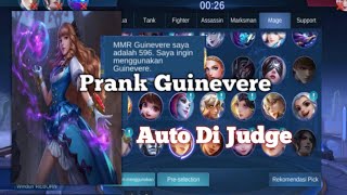 PRANK ❗ Guinevere MMR 500 Kena Judge | Mobile Legend