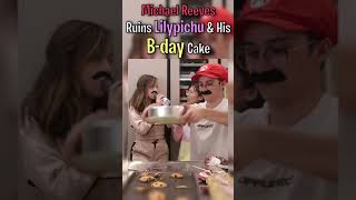 Michael Reeves Ruins Lilypichu & His Own Birthday Cake ft Pokimane (Old Offline TV House) #shorts