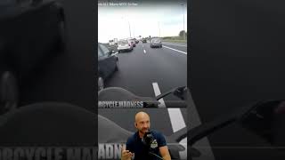 Watch Out When Lane Splitting #motorcycle #motorcycletips