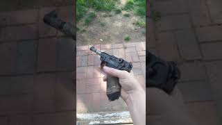 KWC Luger P08 (airsoft) firing demo