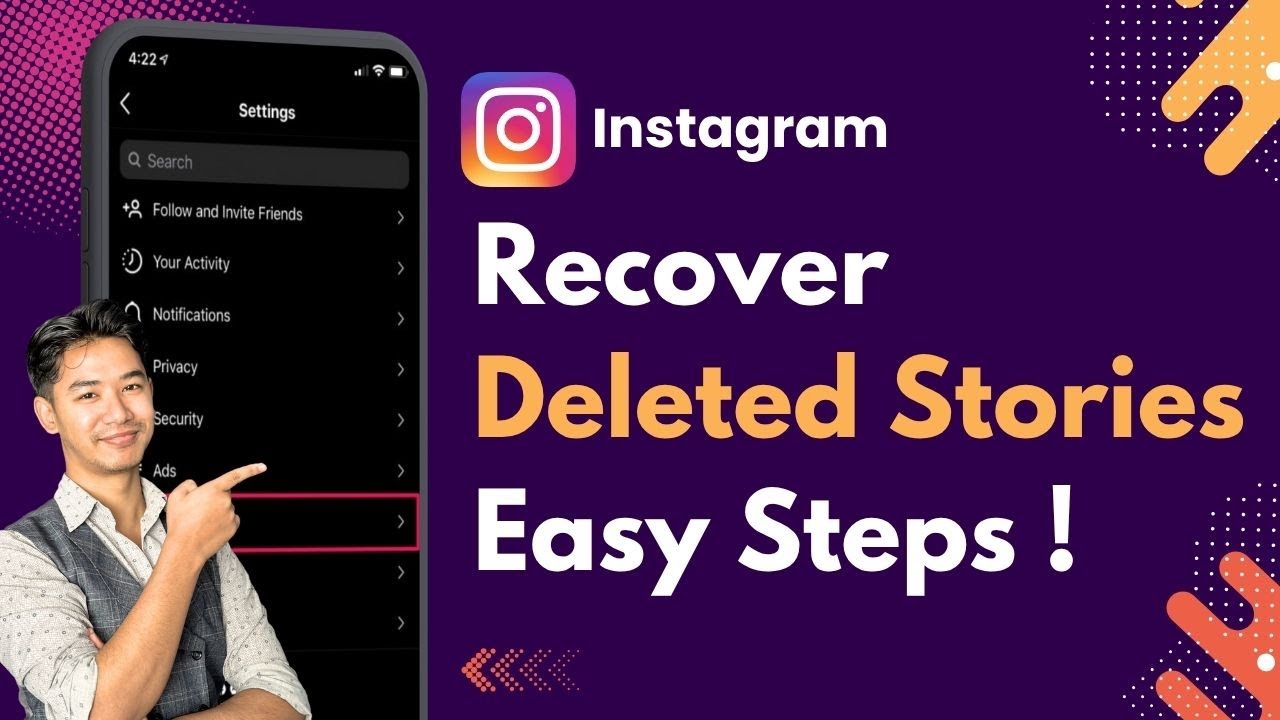 How To Recover Deleted Stories On Instagram ! - YouTube