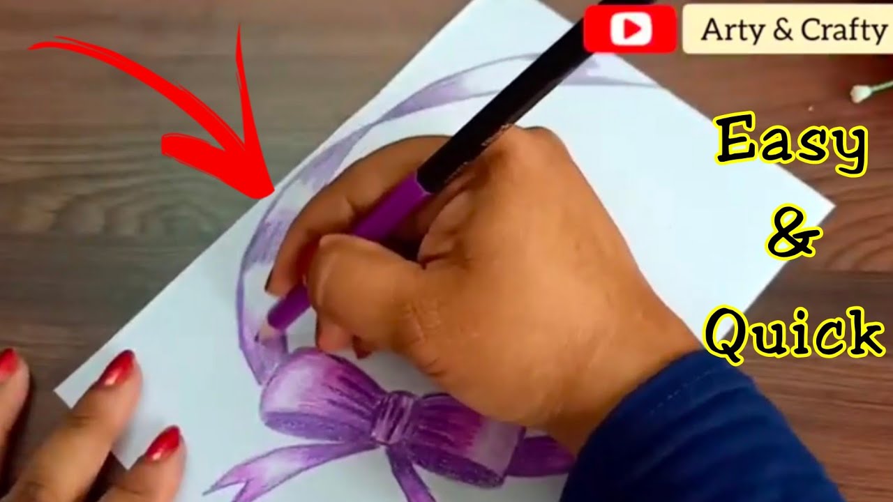 2 Ribbon Border Design For Project Work | Easy Border Design |Assignment Front Page file decoration