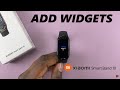 Xiaomi Smart Band 10: How To Add Widgets