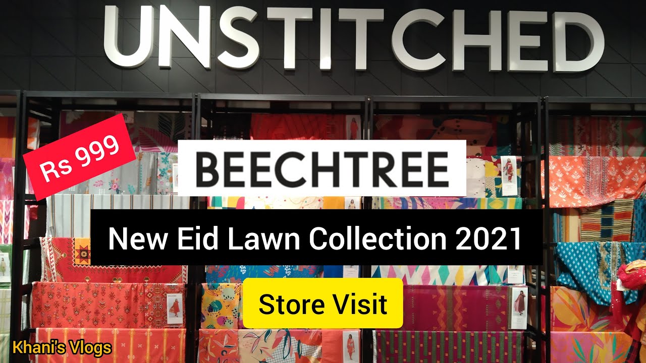 Beechtree Eid Lawn Collection 2021//Unstitched Collection Store Visit-Detailed Video With Prices