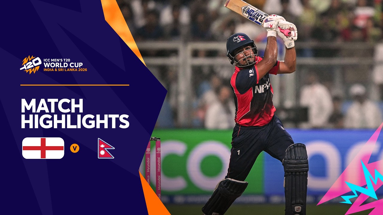England v Nepal | Match Highlights | T20WC 2026