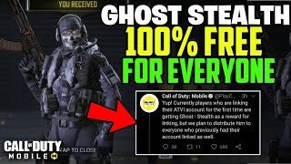 Ghost Stealth *FREE* For Everyone In Cod Mobile | Season 13 New Leaks Cod Mobile | COD Ghost Stealth