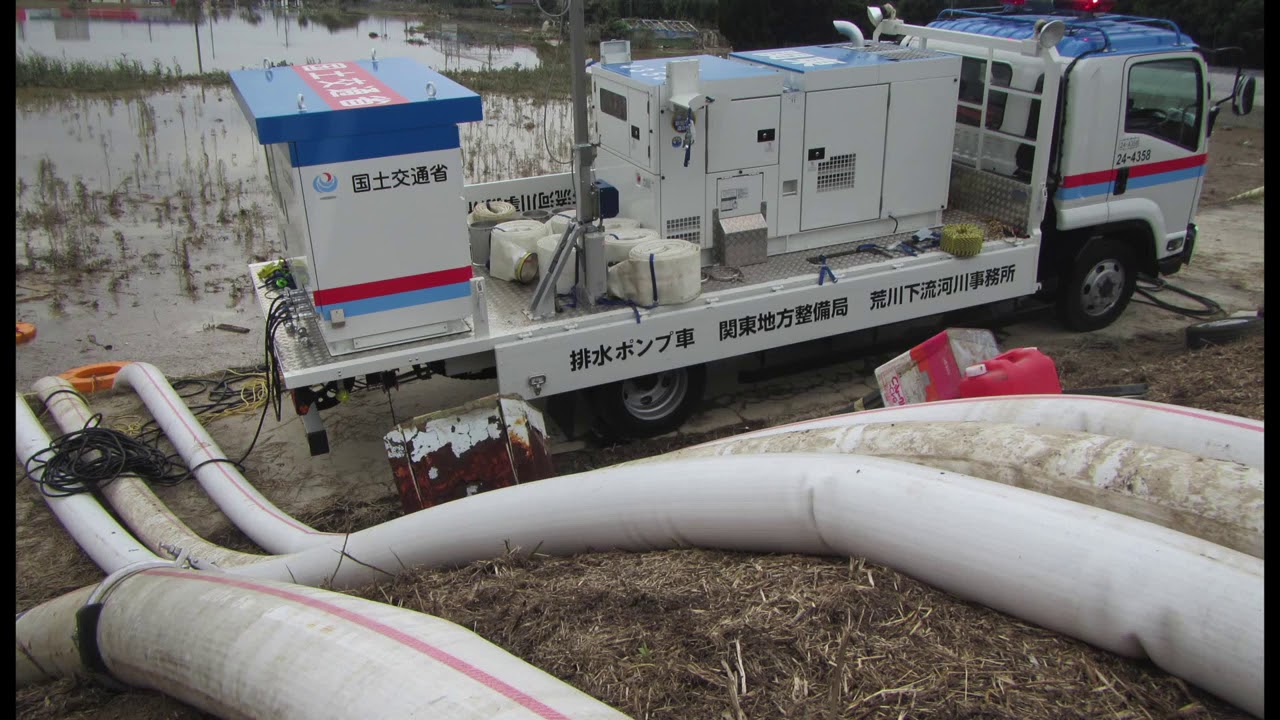 [KTM350EXC]2015 JAPAN floods disaster Joso Ibaraki! Report by KTM offroad bike![モトブログ]