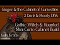 👀🕷️Ginger &amp; the Cabinet of Curiosities | 🖤Gothic Witch DIY &amp; Dark Curio Cabinet Build on a Budget