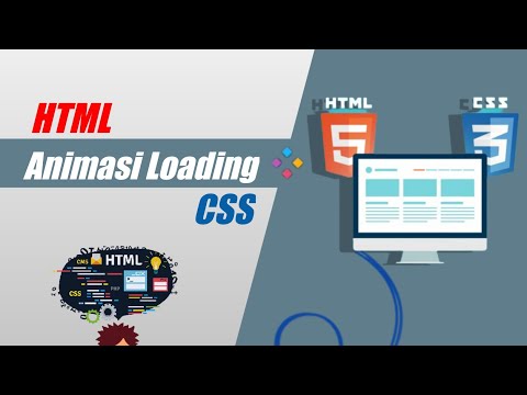 Membuat animasi loading dengan HTML dan CSS. Hanya 5 menit!!