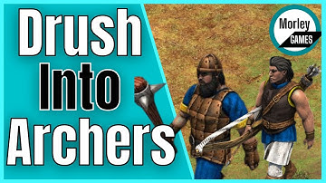AOE2 Drush into Archers Build Order Tutorial