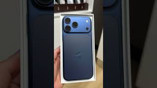 IPHONE 17 PRO MAX DEEP BLUE 💙 #iphone #smartphone #tech #viral #shorts