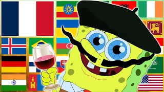 SpongeBob in 70 Languages Meme