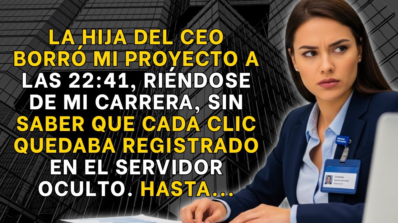La Hija del CEO Eliminó Mi Archivo A Las 22:41… Pero Olvidó La Copia Automática Con Su Usuario Re...