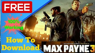 #MAXPAYNE How To Download Max Payne Game in Free| मैक्स पायने फ्री में डाउनलोड कैसे करे|GAME of TECH screenshot 3