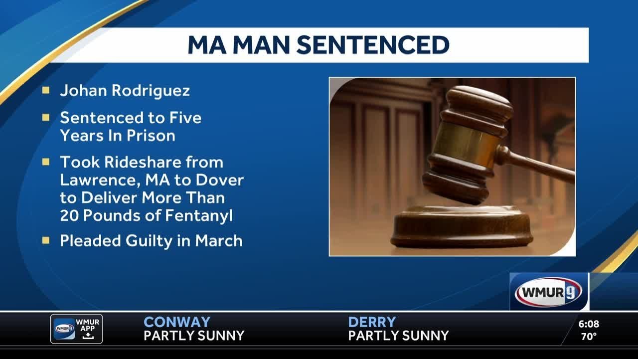 Massachusetts man sentenced to five years in prison on fentanyl charges ...