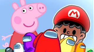 Cantando Canciones En Among Us Peppa Pig