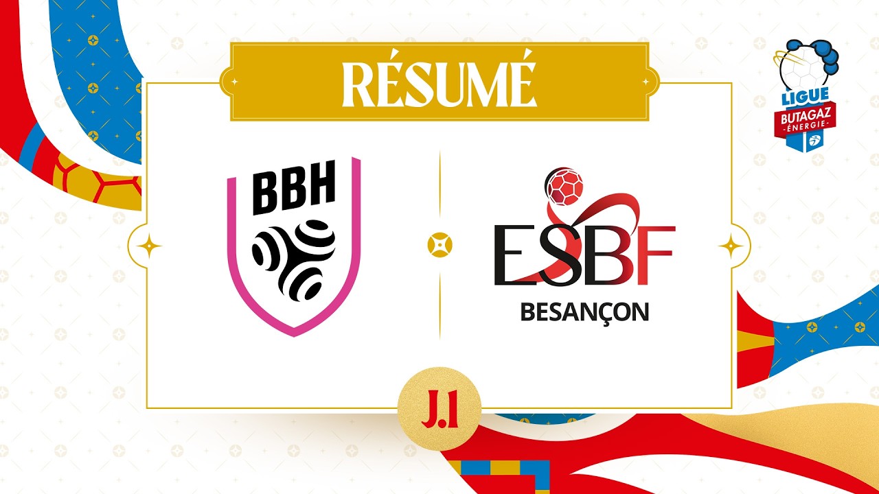 Résumé J1 - Brest - ES Besançon, Ligue Butagaz Énergie 26-27