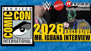 MR. IGUANA Interview w/ Ringside Collectibles - Mattel WWE San Diego Comic-Con 2026 SDCC #LAYESCA